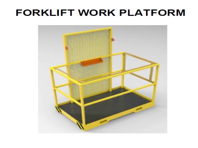 FORKLIFT WORK PLATFORM